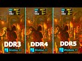DDR5 vs DDR4 vs DDR3 Ram