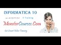 Informatica 10 Training for Beginners | Informatica 10 Training | Monstercourses