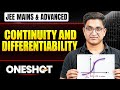 CONTINUITY \u0026 DIFFERENTIABILITY in One Shot: All Concepts \u0026 PYQs Covered | JEE Main \u0026 Advanced