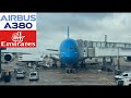 Emirates AIRBUS A380-800  Dubai to Paris, France (CDG) {Full Flight Review}