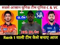 SRH vs RR Today Match Prediction ! Sunrisers Hyderabad vs Rajasthan Royals Dream11 Team ! SRH vs RR