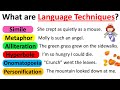 LANGUAGE TECHNIQUES | With Examples