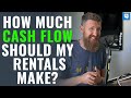 How Much Cash Flow Should Your Rental Properties Produce?