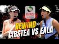 Rewind: Alex Eala vs Sorana Cirstea before their 3rd round match at the Dubai Tennis Championships