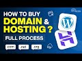 How to Buy a Domain \u0026 Hosting for Website? | Step-by-Step Process