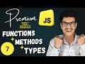 Functions And Methods | Types Of Functions | Premium JavaScript