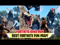 Fortnite DINO RUN (Best Fortnite Fun Map) | Best Fortnite Creative 2.0 Dinosaur Map!
