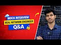 Mock Interview 2025: Real Network Engineer Q\u0026A #networkershome #mockinterview #itinterview #ccie