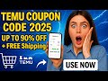 Temu Coupon Code 2025 🔥 Save Up to 90% with This Hidden Discount!