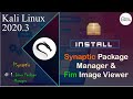 How to install Synaptic Package Manager in Kali Linux | Install Fim Image Viewer Using Synaptic.