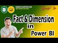 Understanding Fact and Dimension tables in Power BI Data Model in Hindi