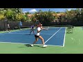 Best Tennis Drills / Professional players / Training with coach Brian Dabul