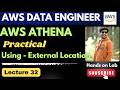 32 . AWS Athena Query S3 Without Glue Catalog | AWS Data Engineer