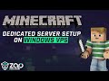 How To Setup Minecraft Dedicated Server on Windows VPS!
