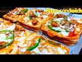 The Easiest Ramzan Special Pizza Sandwich Recipe l Bread Pizza Sandwich Recipe by Recipes kitchen 