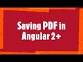 Download PDF in Angular 2+ using File-Saver plugin