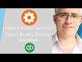 Import expenses into QuickBooks Online using Zed Axis