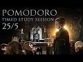 📚 Study Session with Mcgonagall | Pomodoro 25/5 Timer Harry Potter inspired Ambience for Study 📚