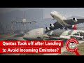 FACT CHECK: Did a Qantas Plane Take off after Landing to Avoid an Emirates Plane on the Same Runway?