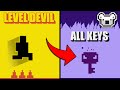 ALL 10 PURPLE KEY LOCATIONS | Level Devil