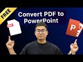 How to Convert PDF to PPT for Free