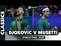 Novak Djokovic vs Lorenzo Musetti CRAZY Battle 🤯 | Athens Final 2025 Extended Highlights