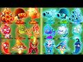 Pvz 2 Discovery Same Shape \u0026 Same Skill - Team FIRE vs ICE
