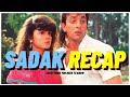 Sadak Movie RECAP - ( Everything you need to know ) | Sanjay Dutt, Pooja Bhatt || Aam Aadmi Review