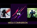 Ninja Arashi 1 vs Ninja Warrior Mega Comparison