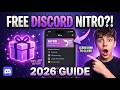 FREE Discord Nitro | How I Got Discord Nitro Free For 12 Months [NEW 2026 GUIDE] 100% Working