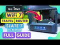 HOW TO Configure GLiNet WiFi 7 Travel Router - Slate 7| VPN Server, OpenVPN,WireGuard, Portable NAS🚀