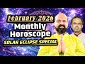 February 2026 Monthly Horoscope: Solar Eclipse in Aquarius Special! MASSIVE SHIFT | Astrology Class