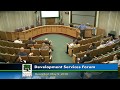 Development Services Forum: May 9, 2018