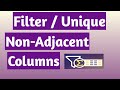 Excel Filter Function trick for Non-Adjacent Columns | Filter Function | learn xtra