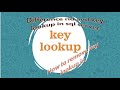 How to remove key lookup in SQL Server ?