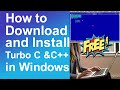 How to download and install Turbo C++ for C and C++ programming on Windows 10/11