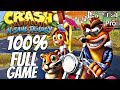 Crash Bandicoot 3 Warped (PS4) - Gameplay Walkthrough 100% Complete All Boxes, All Gems, All Relics