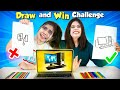 Who Draws It Better Take The Prize Challenge!! *FUNNY* 😂
