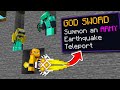 Minecraft Manhunt, but I have a GOD SWORD
