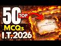 Class 10 I.T (402) : Top 50 MCQs *MOST IMPORTANT* | 100% gauranteed 📈 | CBSE Board Exam 2026