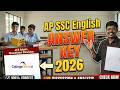 AP SSC English Answer Key 2026: Detailed Grammar Answers Discussion