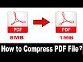 Compress PDF File Without Software/Reduce PDF File Size Without Software