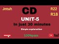 CD unit 5 | In just 30 minutes | simple explaination | 100% PASS 