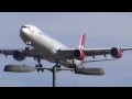 Virgin Atlantic Airways Airbus A340-600 G-VFIT Landing London Heathrow Airport