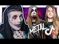 GOTH REACTS TO METAL HEAD TIKTOK