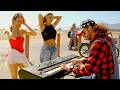 Hillbilly STUNS Beach Babes With INSANE Piano Skills 😍🤯