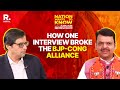 Arnab's Most Agenda-Setting Interview With Devendra Fadnavis Breaks BJP-Congress Ambernath Alliance