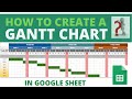 How to Create a Gantt Chart in Google Sheet in Hindi | How to make project Chart in google sheet