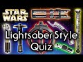 Find out YOUR lightsaber HILT style! (UPDATED) - Star Wars Quiz