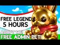How To Get FREE LEGENDARY EASTER BUNNY PET! Adopt Me Admin Abuse Live